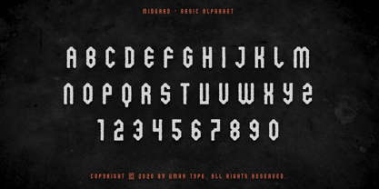 Midgard Font Poster 5