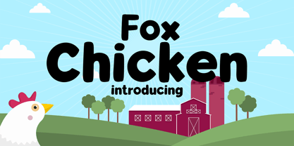 Fox Chicken Font Poster 1