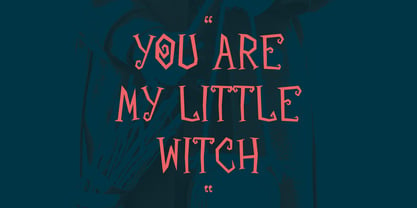 Witch Wand Font Poster 3