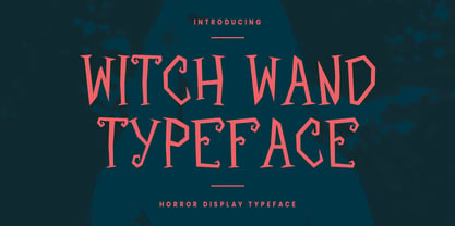 Witch Wand Font Poster 1