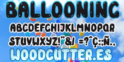 Ballooning Font Poster 3