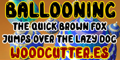 Ballooning Font Poster 2