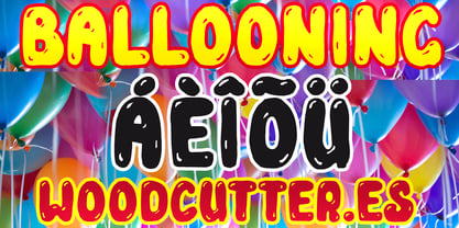 Ballooning Font Poster 4