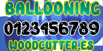 Ballooning Font Poster 6