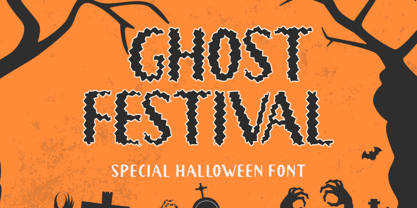 Ghost Festival Font Poster 1