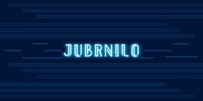 Jubrnilo Font Poster 1