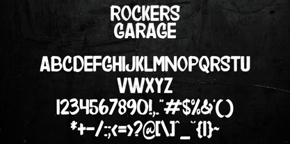 Rockers Garage Font Poster 10