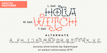 Hola Witch Font Poster 2