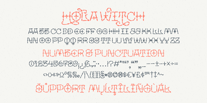 Hola Witch Font Poster 6