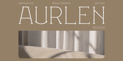 Aurlen Rough Font Poster 1