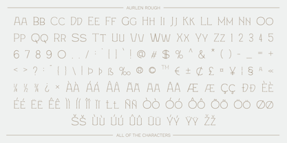 Aurlen Rough Font Poster 6