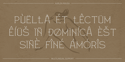 Aurlen Rough Font Poster 5