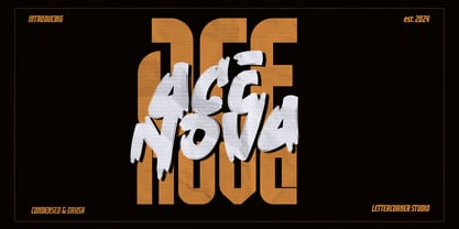 Ace Nova Font Poster 1