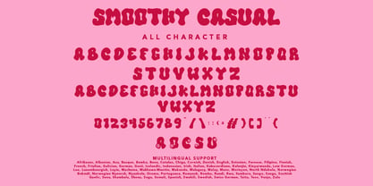 Smoothy Casual Fuente Póster 7
