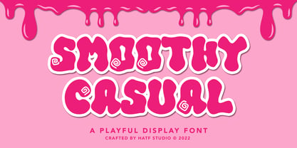Smoothy Casual Fuente Póster 1