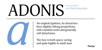 Adonis Font Poster 7