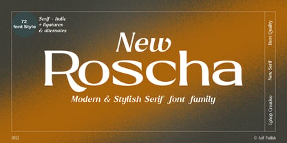 Roscha Font Poster 1