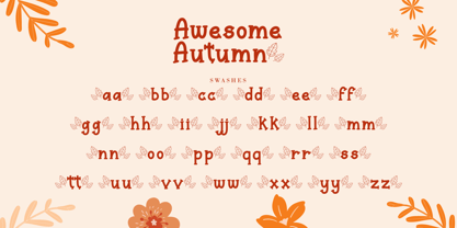 Awesome Autumn Font Poster 9