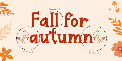 Awesome Autumn Font Poster 7