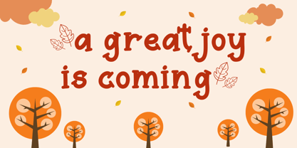 Awesome Autumn Font Poster 3