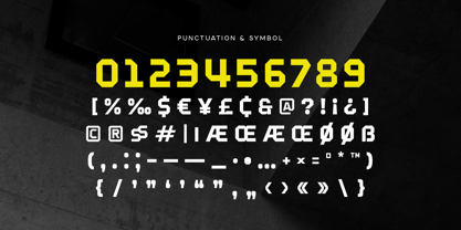 Retag Vision Font Poster 11