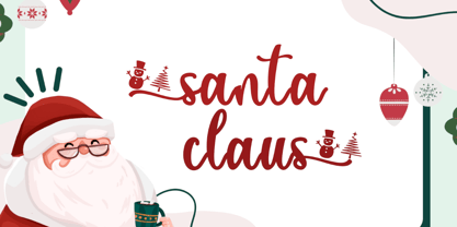 Christmas Laurent Font Poster 2