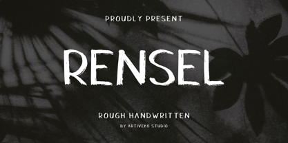 Rensel Font Poster 1