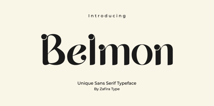 Belmon Font Poster 1