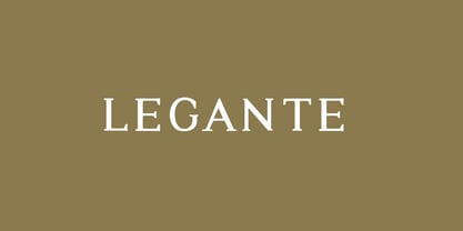 Legante Font Poster 1