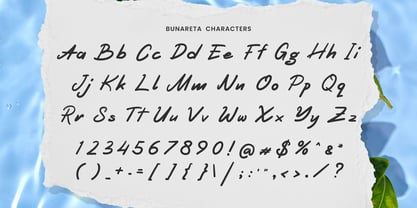 Bunareta Font Poster 3