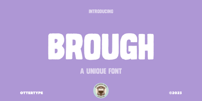 Brough Font Poster 1