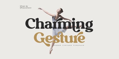 Charming Gesture Font Poster 1