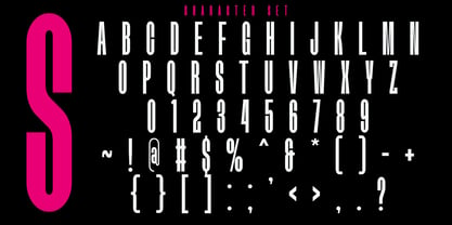 Grublack Font Poster 8