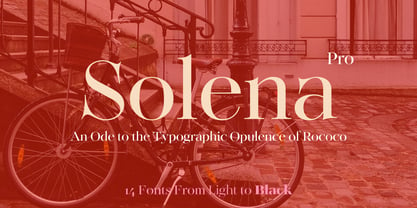 Solena Pro Font Poster 1