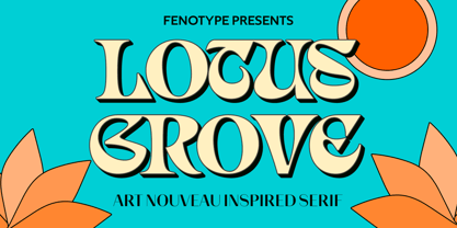Lotus Grove Font Poster 1