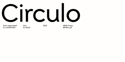Circulo Font Poster 1