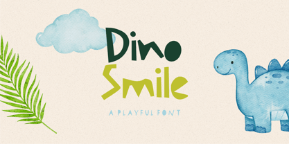 Dino Smile Font Poster 1