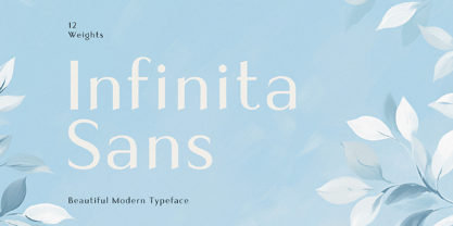 Infinita Sans Font Poster 1