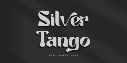 Tango Silver Font Poster 1