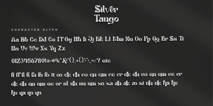 Tango Silver Font Poster 8
