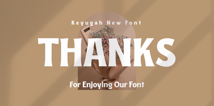 Keyugah Font Poster 13