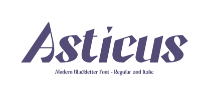 Asticus Font Poster 6