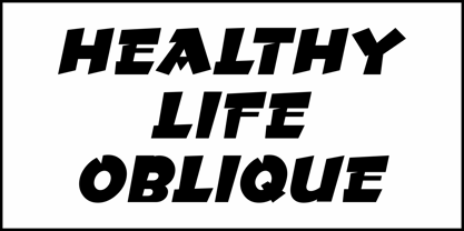 Healthy Life JNL Font Poster 4