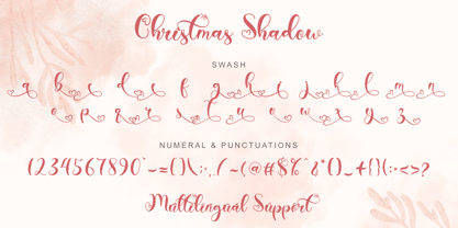 Christmas Shadow Font Poster 6