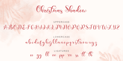 Christmas Shadow Font Poster 5