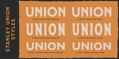 Stanley Union Font Poster 3