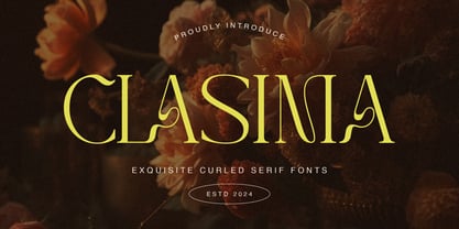 Clasima Font Poster 1