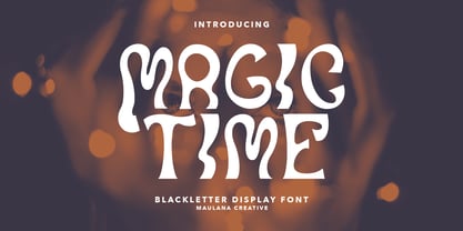 MC Magic Time Font Poster 1