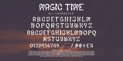 MC Magic Time Font Poster 8