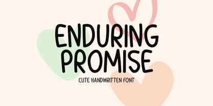 Enduring Promise Font Poster 1